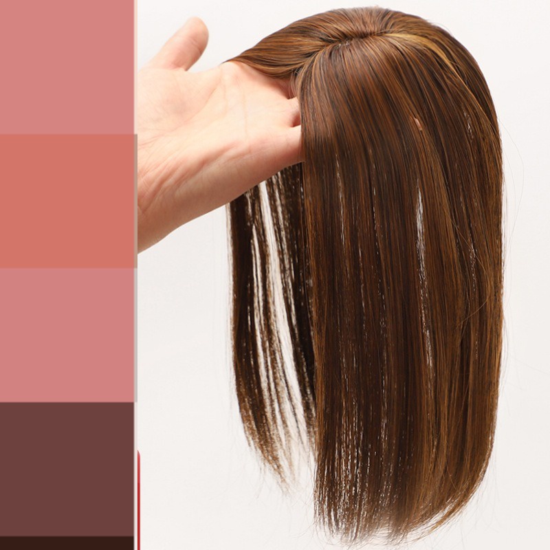 TOUPEE PENDEK / HAIR TOPPER PENDEK(Penutup botak/Rambut tipis) (VC)