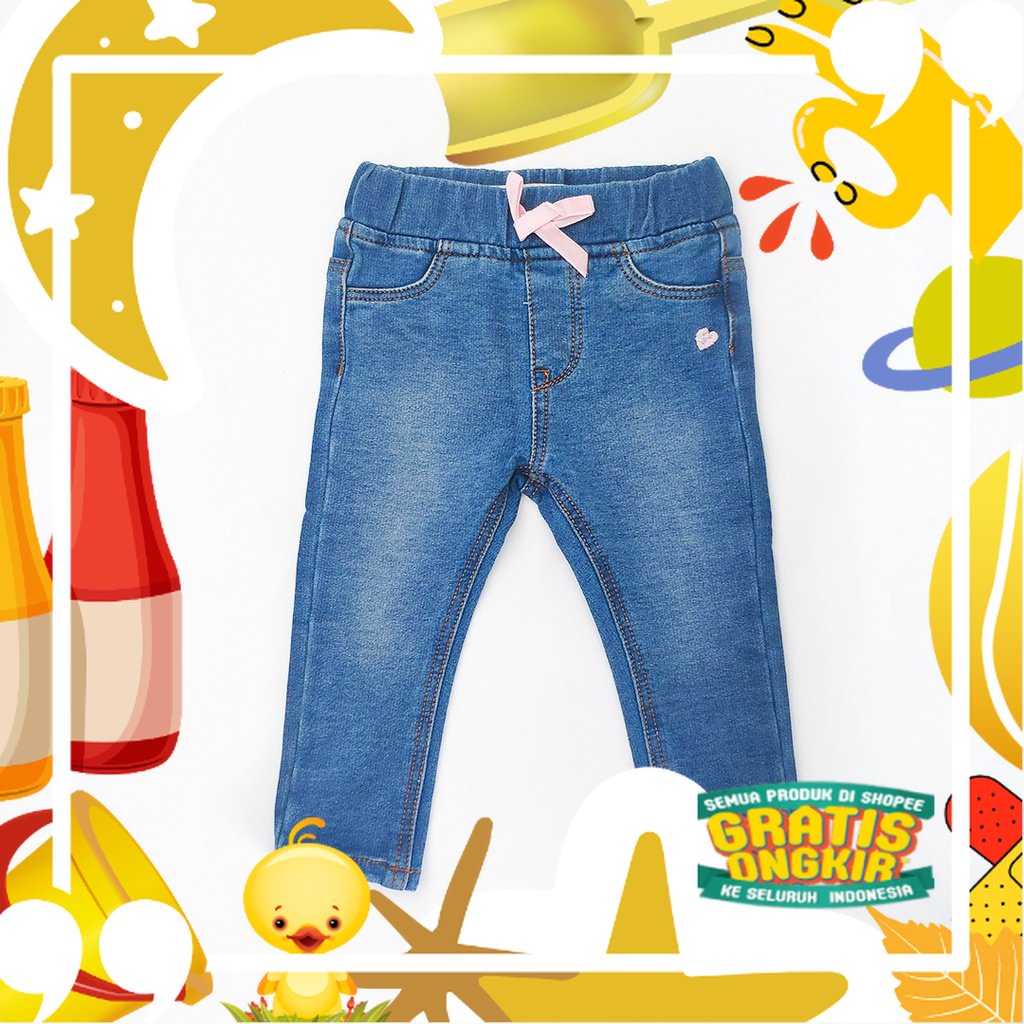 MemoryLife - Jeans Series | Minnie Jeans Premium Anak Perempuan 9 Bulan - 3 Tahun/ Lucu kado Ultah