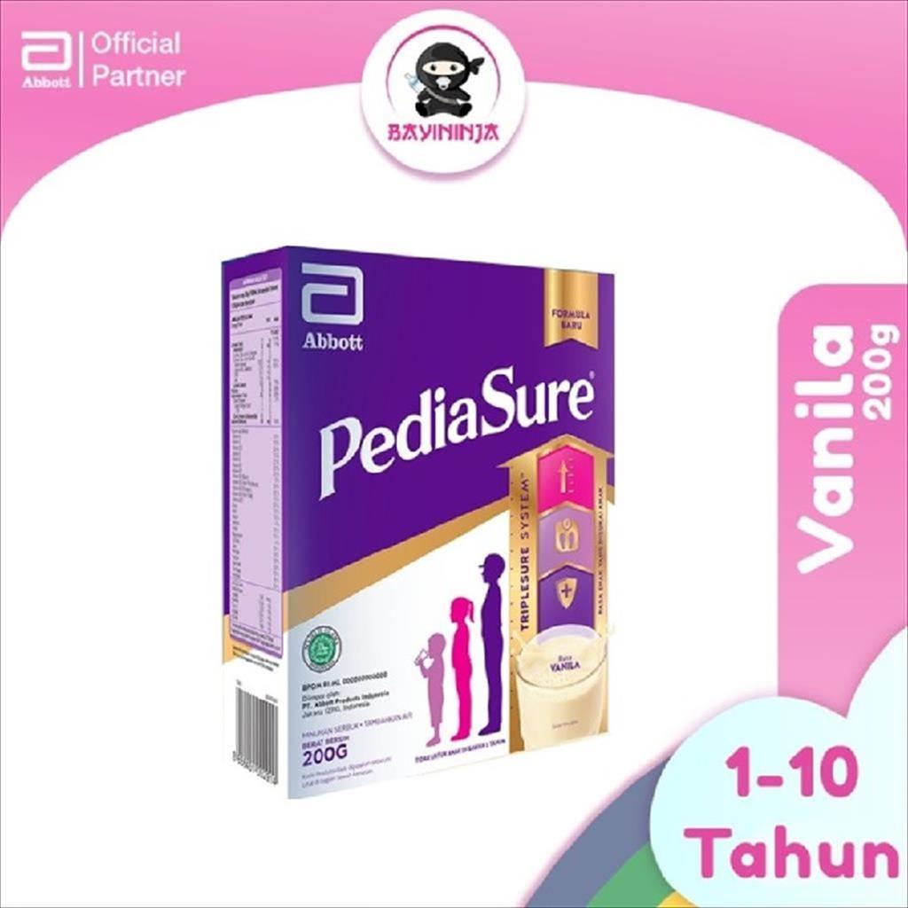 PEDIASURE Triplesure Vanila Susu Box 200g 200 g