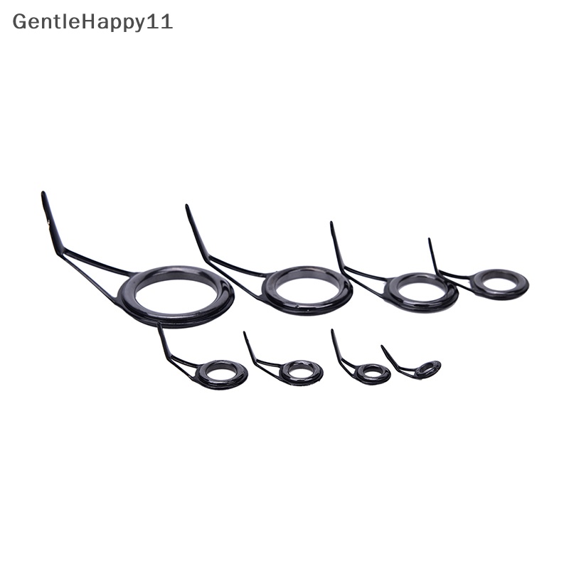 Gentlehappy 8pcs 8ukuran Alat Pancing Guide Tip Top Ring Circle Pole Repair KitFishing id