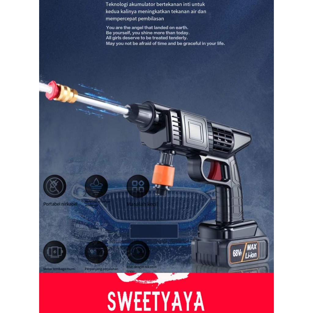 450W Reaim Alat Cuci Mobil Cuci Staem Ac Mobil Screen Sablon Berkualitas Pompa Mesin Steam Power Spayer Alat Portable Nirkabel