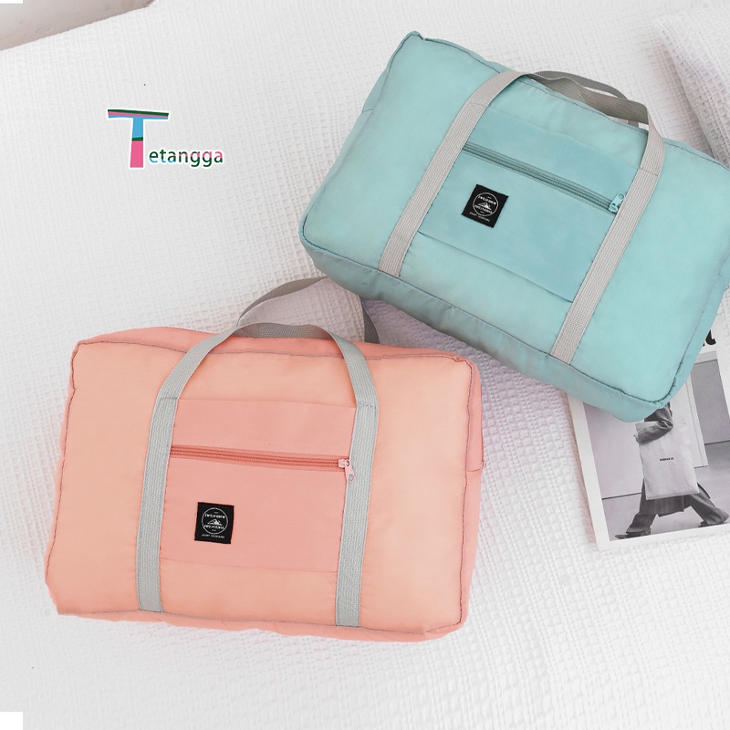 Korea easy travel bag foldable / Tas travel hand carry Murah Tas travel besar lipat hand carry anti air Travel fold bag waterproof organizer VS-137