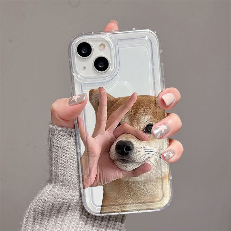 Case Anjing Lucu Untuk Samsung A12 A10 A10S A14 A13 A11 A31 EU A51 A52 A52S A50 A50S A30S A32 A33 A03 A22 A23 A71 A73 A02 A03 S22 S23 Plus Ultra FE Airbag Shockproof Cover