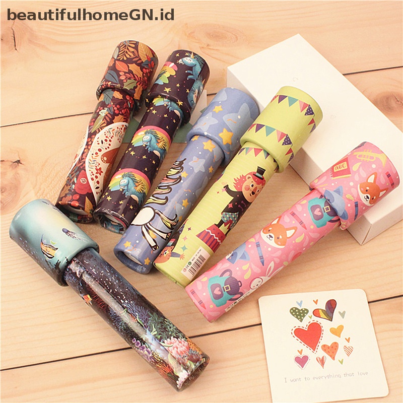 {Cantik} 1pc Rotag Kaleidoskop Klasik Nostalgia Anak Percobaan Sains Mainan Orang Tua-Anak Kid Mainan Edukasi Magical Change Gift~