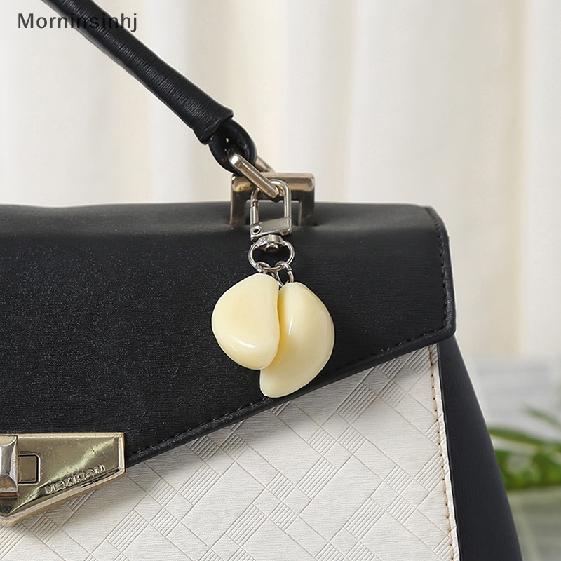 Mornin1:1 Garlic Keychain Gantungan Kunci Sayur Imitasi Gantungan Kunci Kreatif Dengan Gesper Lobster Liontin Tas Unik Liontin Lucu Charm Untuk Handbag Phone Backpack id