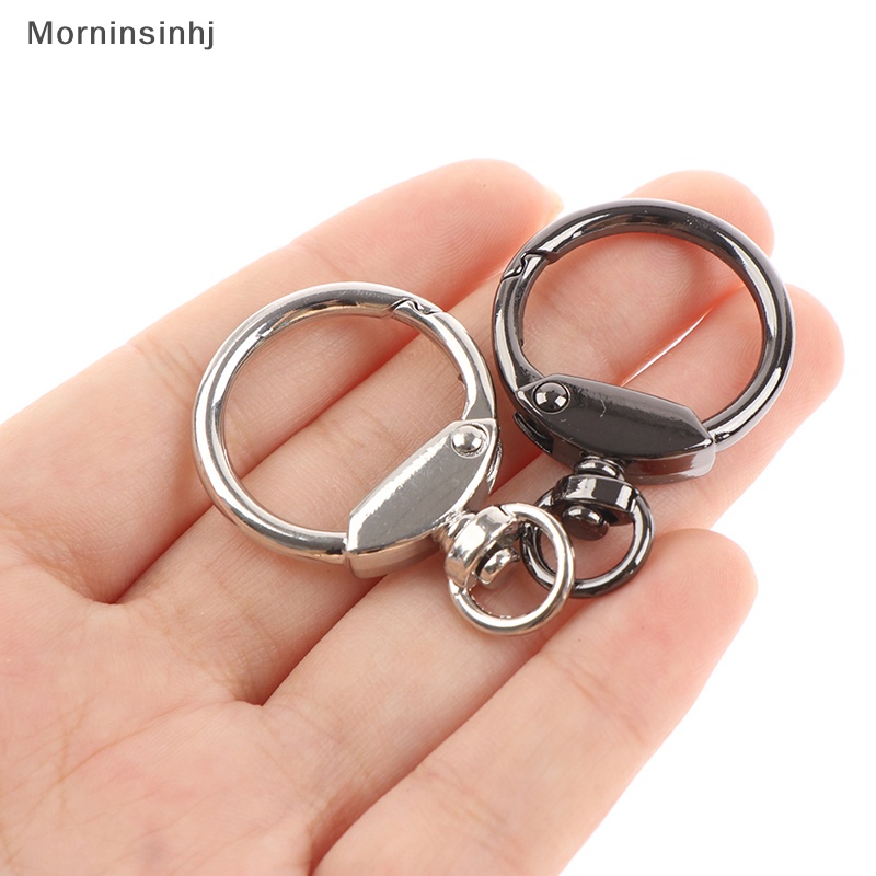 Mornin 5Pcs Penjepit Logam Carabiner Spring Style Rotag Gantungan Kunci Lobster Lock Clip id