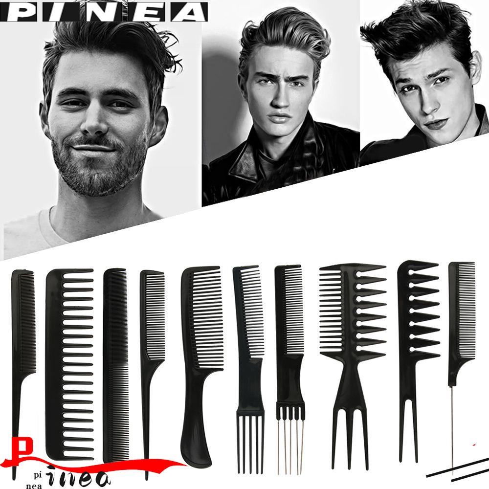 Nanas 10pcs/Set Sisir Rambut Profesional Alat Styling Kecantikan Hairdressing Salon