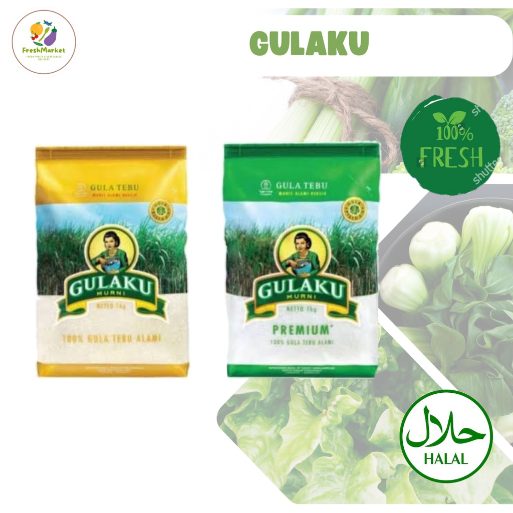 

Gula Pasir Gulaku 1 Kg Freshmarketlampung