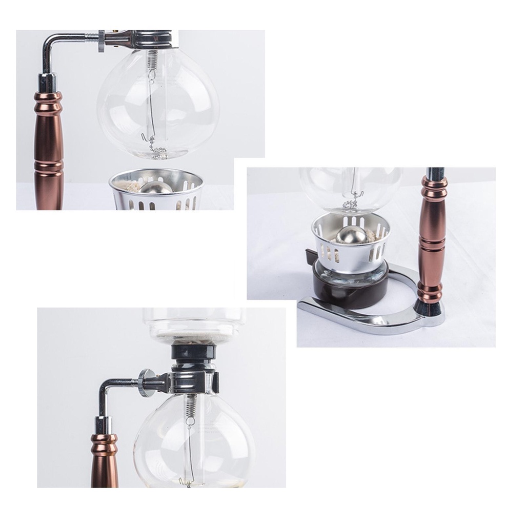 Alat Seduh Siphon Kopi Kaca Siphon Pot Mesin Kopi Untuk Rumah Kantor 360ml