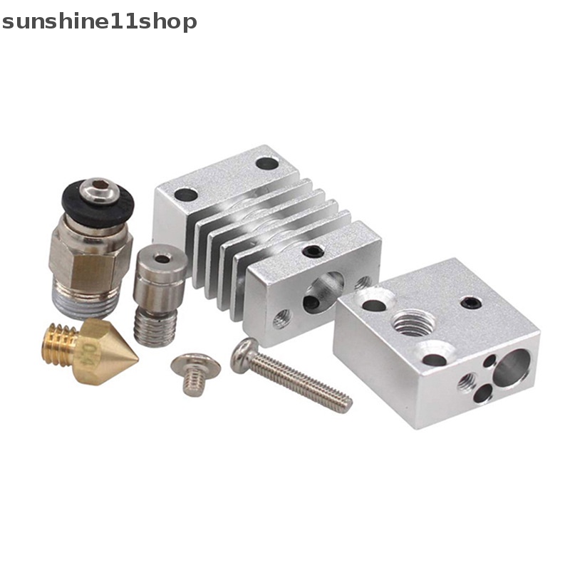 Sho 1Pc All Metal Hotend - Penahan Panas Titanium, Nozzle.4Mm, Coupler Pneumatic N