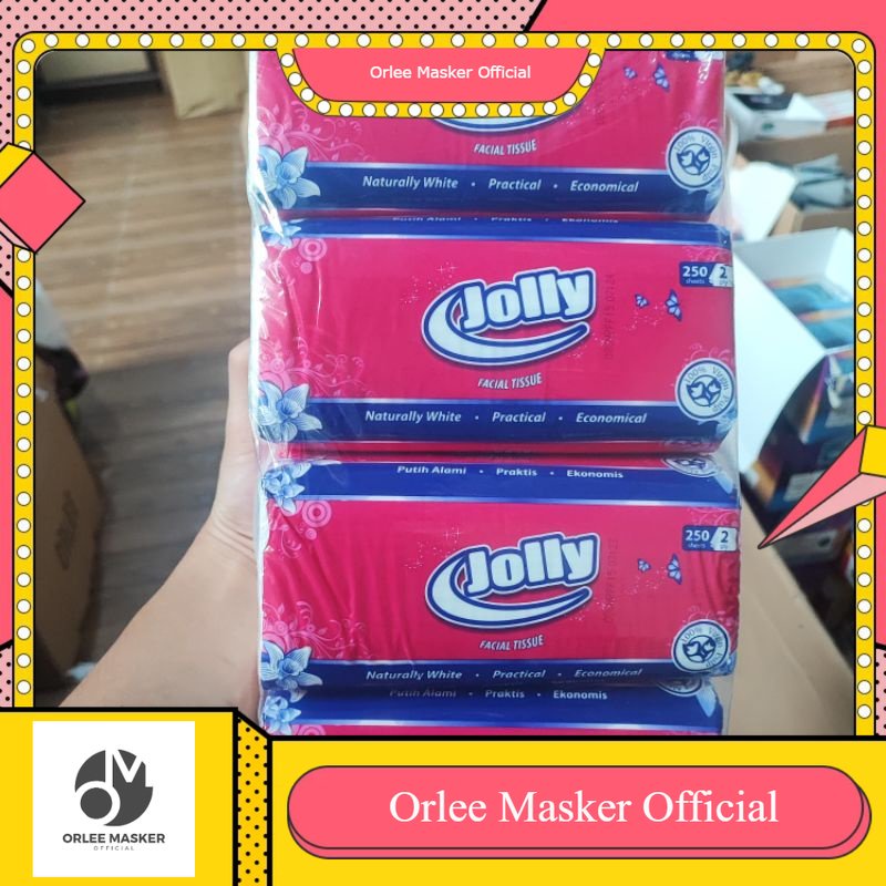 PROMO TISSUE JOLLY 2ply isian 250sheet (lembar) ORIGINAL nyaman aman higienis / TISU JOLLY / TISU NICE / TISU MURAH / TISU TEBAL / TISU LEMBUT / TISU 2 PLY / TISU PROMO/ TISU TERMURAH/ MAGELANG/ TISU JOLLY SEPACK / TISU JOLI / TISU JOLLY LEMBUT