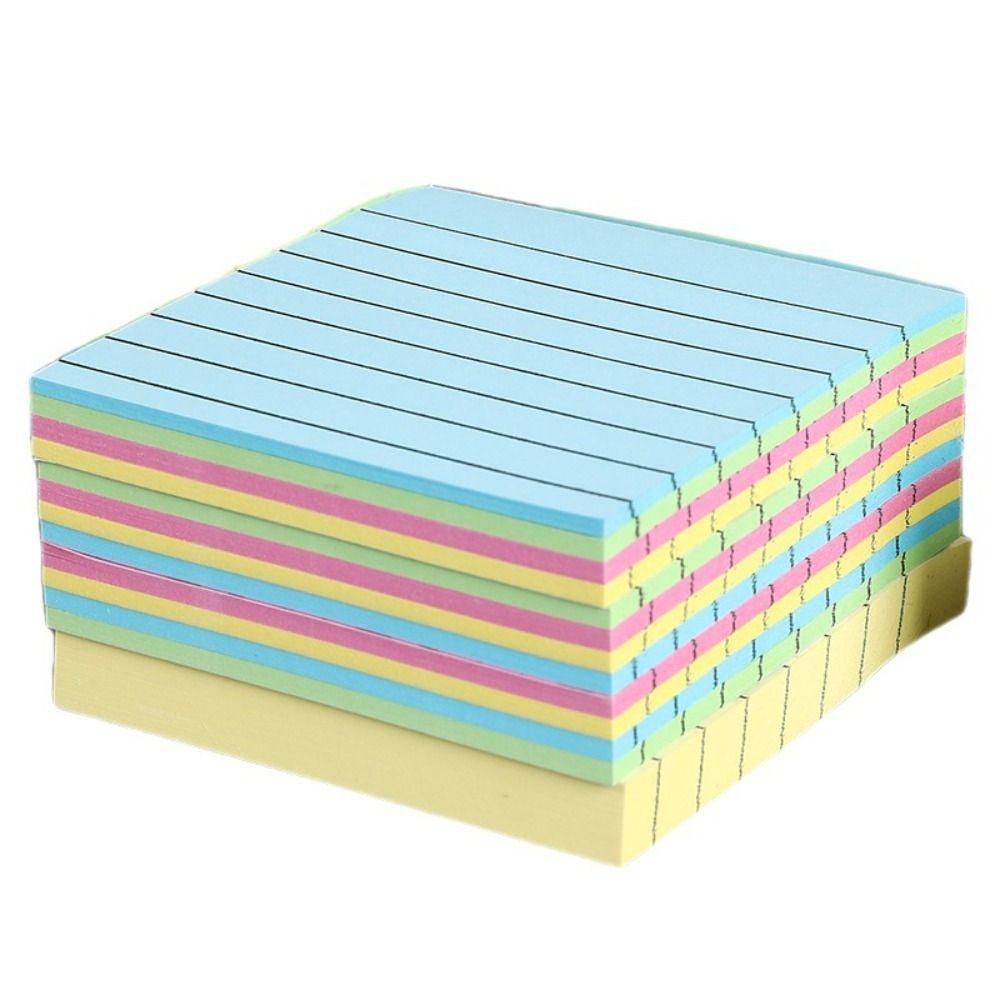 [Elegan] Posted Sticky Note Pad Creative 100Sheets N Times Sticky Scrapbooking Mengambil Catatan Alat Tulis Pesan Notepads