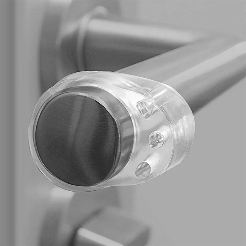 Door Stopper Wall Protection Handle/Pelindung Bumper Anti Tabrak Tipeo Pelindung Dinding Transparan Untuk Kamar Tidur Dapur