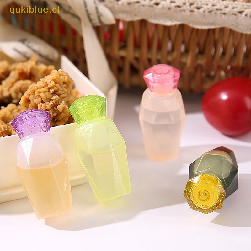 Qukiblue 4Pcs Botol Kecap Tomat Mini Lucualad Dressing Container Wadah Pantry cl