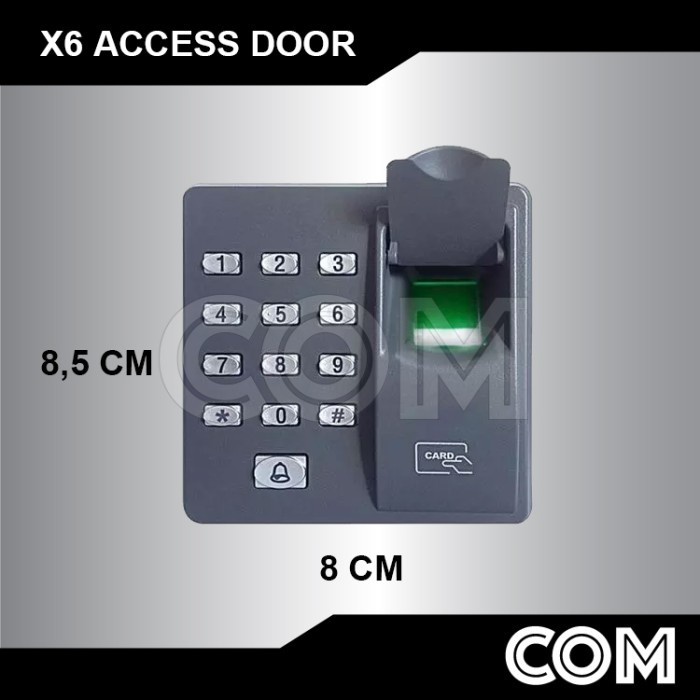 

Fingerprint Standalone Access Control X6 Akses Door Sidik Jari Access