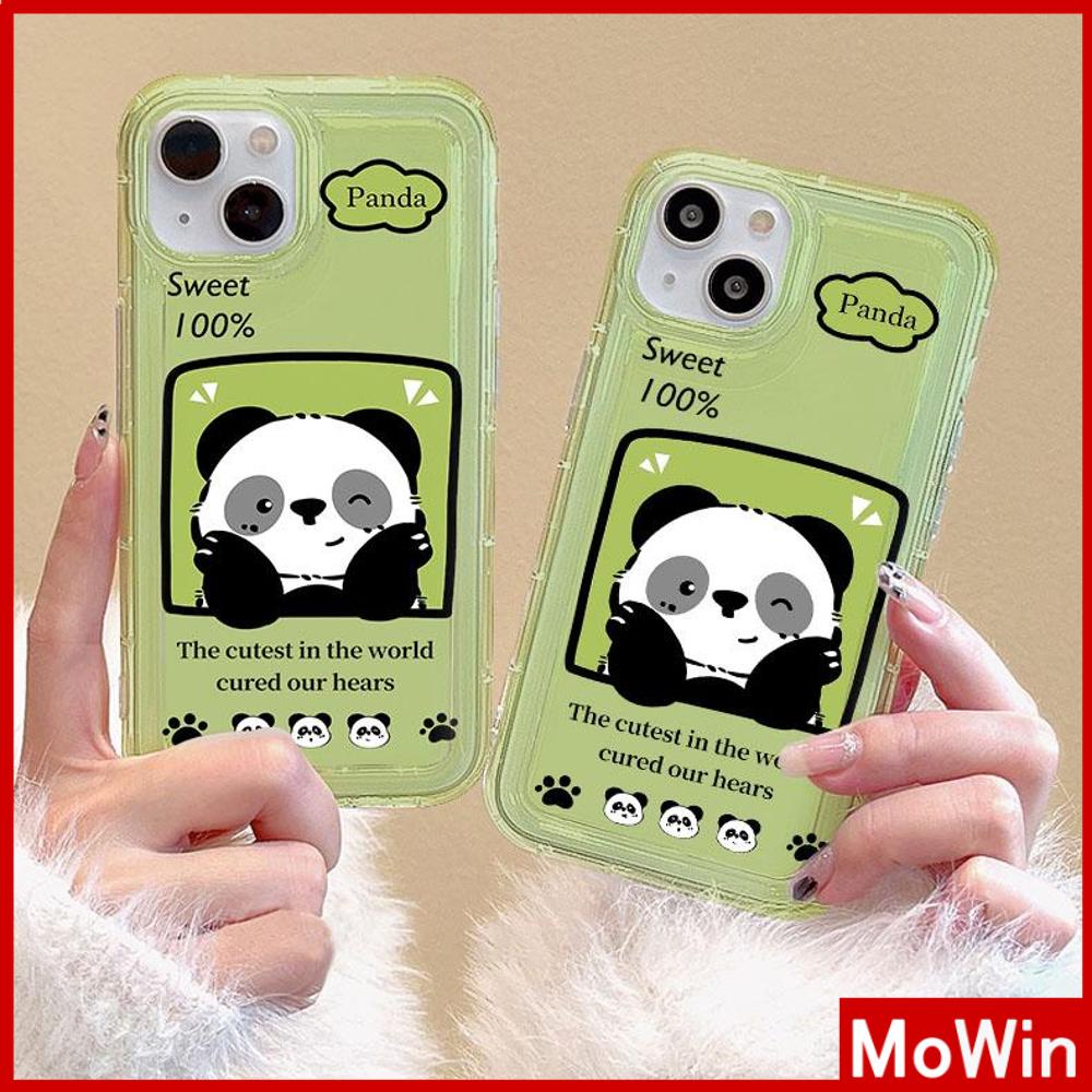 Case iPhone 14 Pro Max iPhone Case Bening Case TPU Soft Case Airbag Shockproof Perlindungan Kamera Lucu Panda Besar untuk iPhone 13 Pro Max iPhone 12 Pro Max 11 8Plus 7Plus 6Plus XR X MAX
