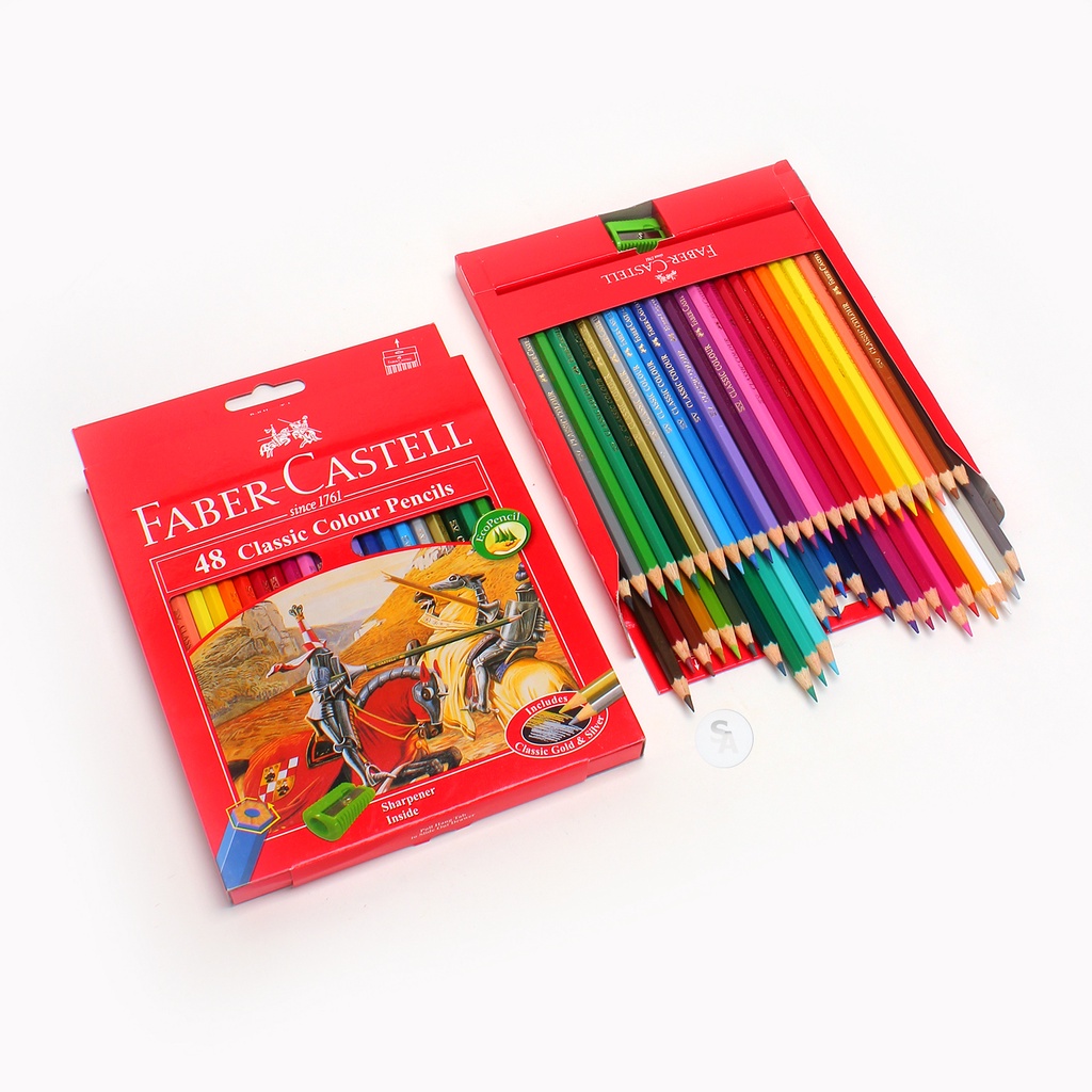 

FABER-CASTELL - Classic Colour Pencils Isi 48 Color - Set