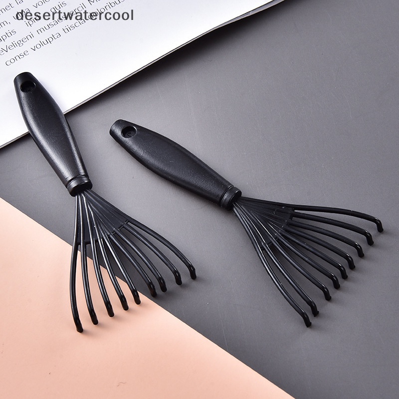 Deid 3Pcs /set Pembersih Plastik Gagang Dapat Dilepas Pembersih Alat Sikat Rambut Sisir Mini Martijn