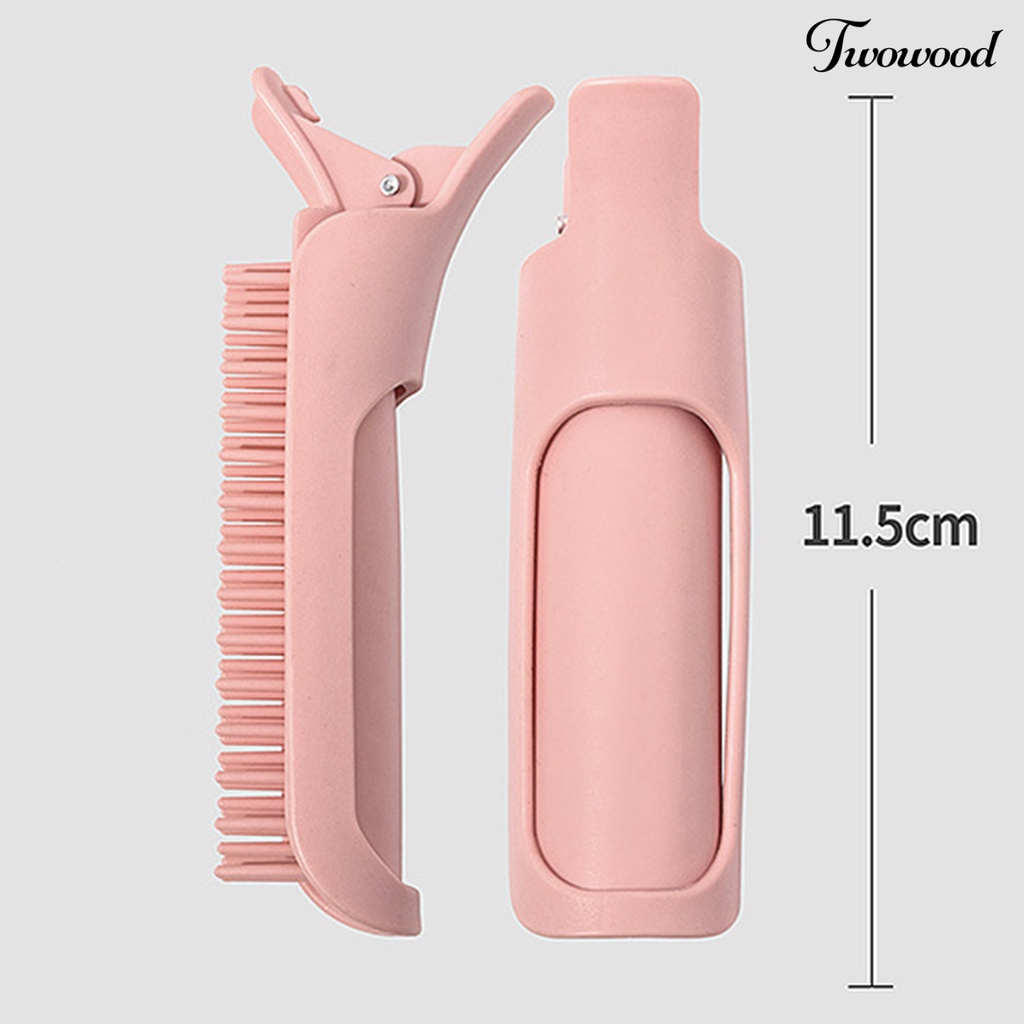 Twowood Hair Styling Clip Heatless Reusable Non-Slip Manual Multifungsi Curly Alat Styling Rambut Akar Rambut Berbulu Alami Klip Rambut Aksesoris Rambut