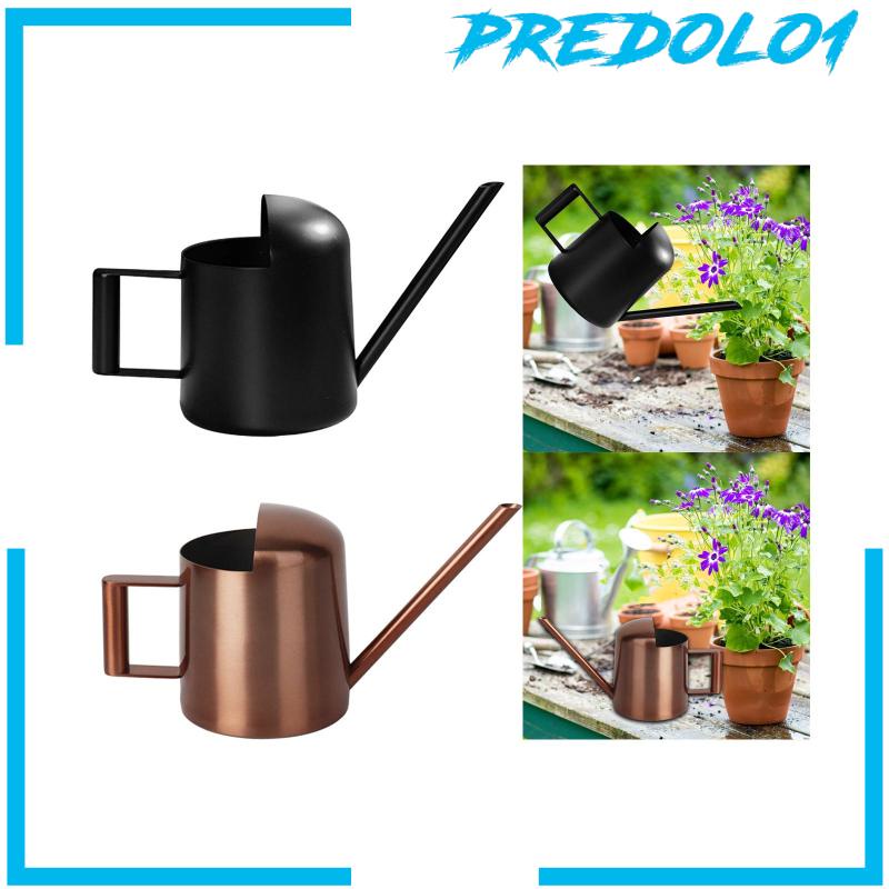 [Predolo1] Alat Siram Stainless Steel Dengan Spout Panjang Alat Berkebun Untuk Bunga Pot