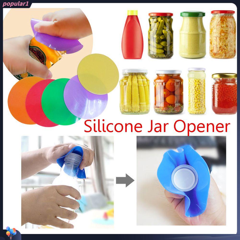 Populer Silicone Opener Pad Tutup Botol Toples Gadget Serbaguna