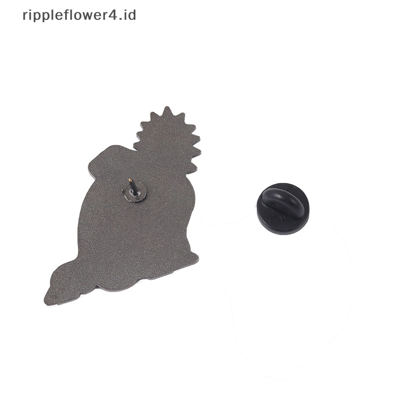 {rippleflower4.id} Jepang Dan Neraka Maskot Enamel Pin Rantai Man Makima Pochita Bros Kerah Lencana Ikon Anime Perhiasan Hadiah Kartun Enamel Badge~