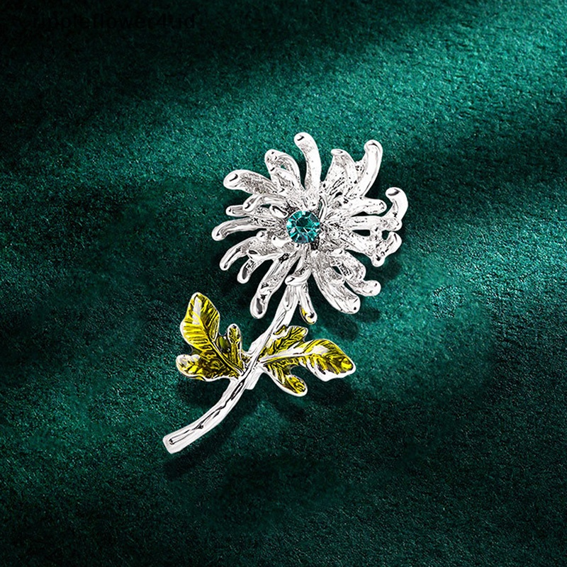 {rippleflower4.id} Pin Bunga Daisy Buket Bunga Enamel Bros Perhiasan Pernikahan Pakaian Sweater Aksesoris Hadiah~