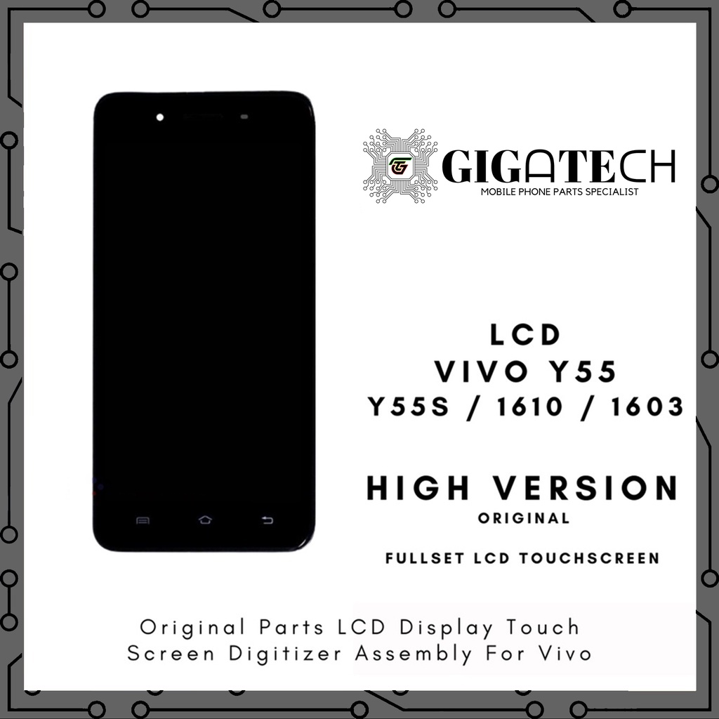 LCD Vivo Y55 / LCD Vivo Y55S / LCD Vivo 1610 / LCD Vivo 1603 Original 100% Fullset Touchscreen Garan