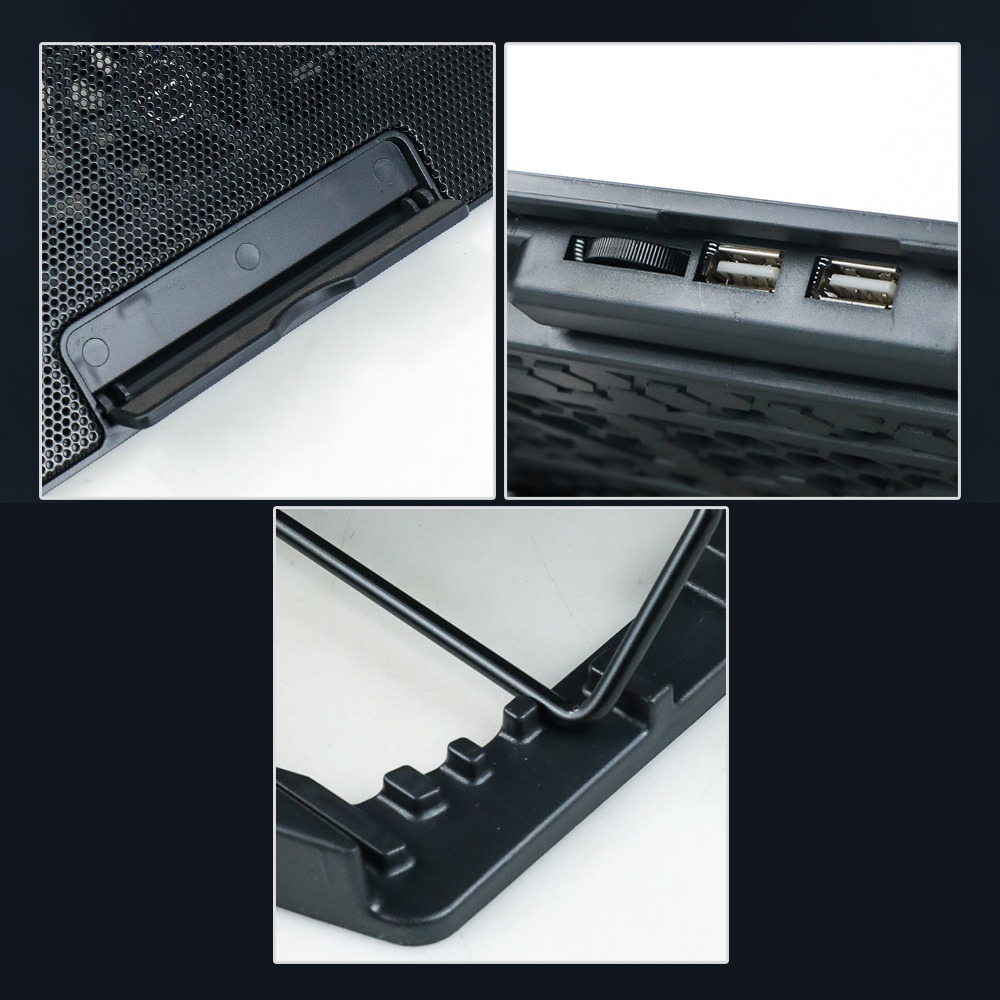 SeGB Notebook Cooling Pad Laptop Ultra Thin Radiator Cooler Base 6 Fan - S6