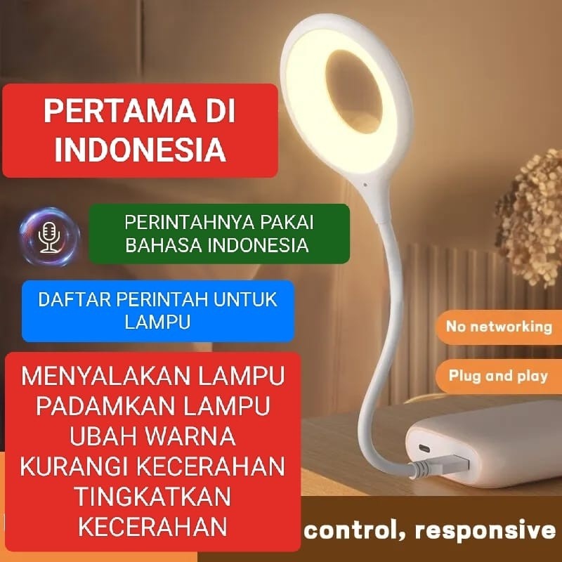 LAMPU SENSOR SUARA LAMPU PERINTAH SUARA LAMPU PINTAR SMART HOMETermurah