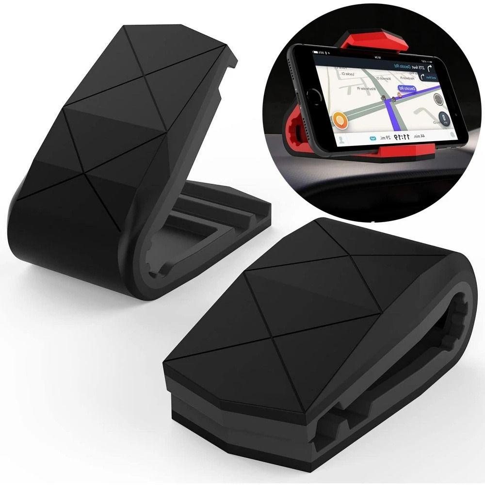 Rebuy Car Phone Holder Perlengkapan Mobil Aksesoris Mobil Klip Buaya Yang Dapat Disesuaikan Untuk Telepon 4sampai6.8 Inci Auto Phone Stand