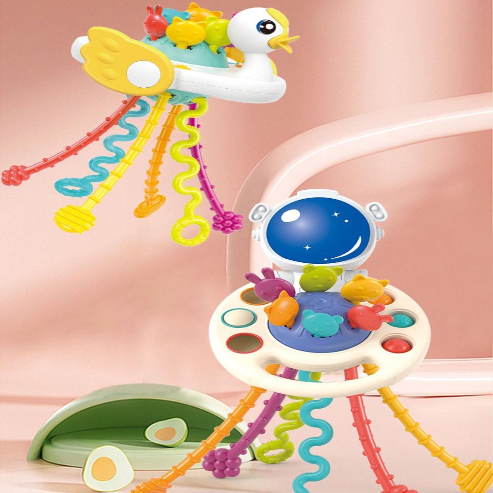 NEEDWAY Needway Develop Teething Sensory Toys Lembut Menyenangkan 1-3 Tahun Silikon Boilable UFO Mainan Bayi