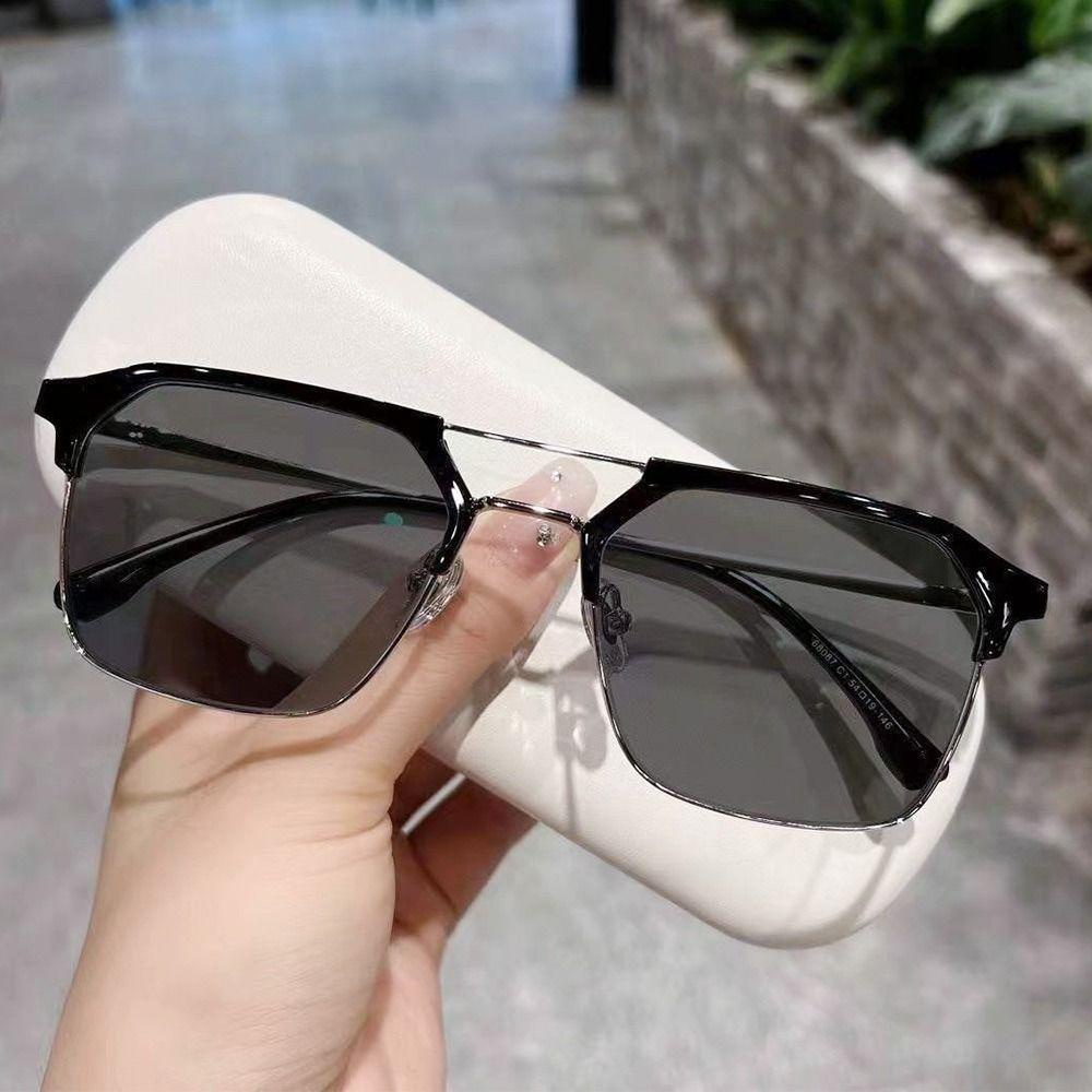 Populer Anti-Cahaya Biru Kacamata Mode Portabel Perubahan Warna Ultra Ringan Bingkai