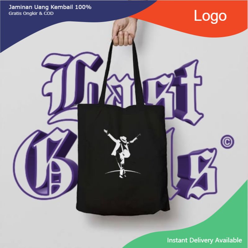 Tote bag BRUNO MARS aesthetic/ totebag resleting aesthetic / canvas / distro / totebag jinjing hitam