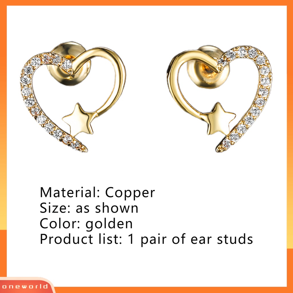 [WOD] Perhiasan Anting Tusuk Berkilau Anti Karat Gaya Fancy Untuk Pertunangan