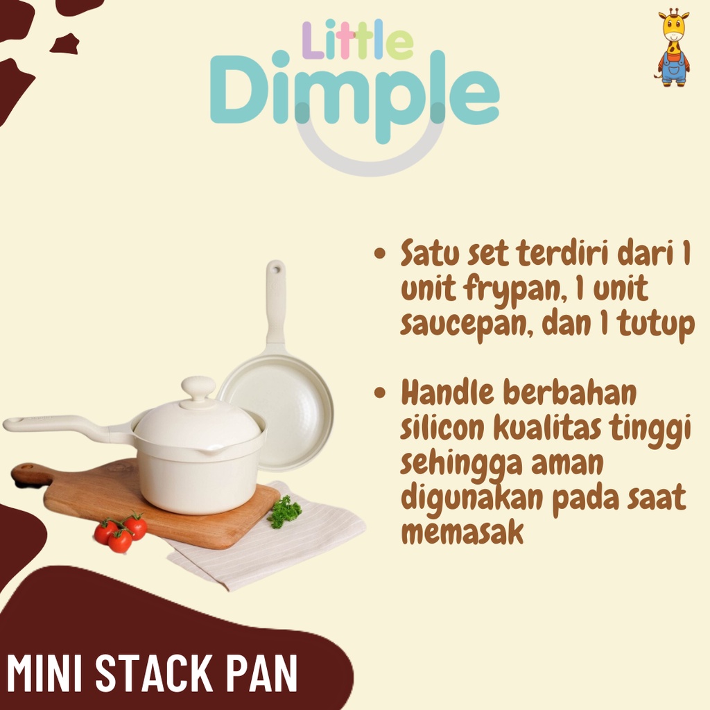 Little Dimple Mini Stack Pan - Wajan Penggorengan