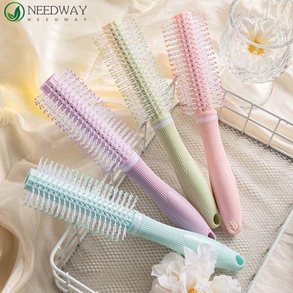 Needway Curly Sisir Berbulu|Alat Kecantikan Perawatan Rambut Hairstyle Massager Hairdressing Alat Styling Rambut