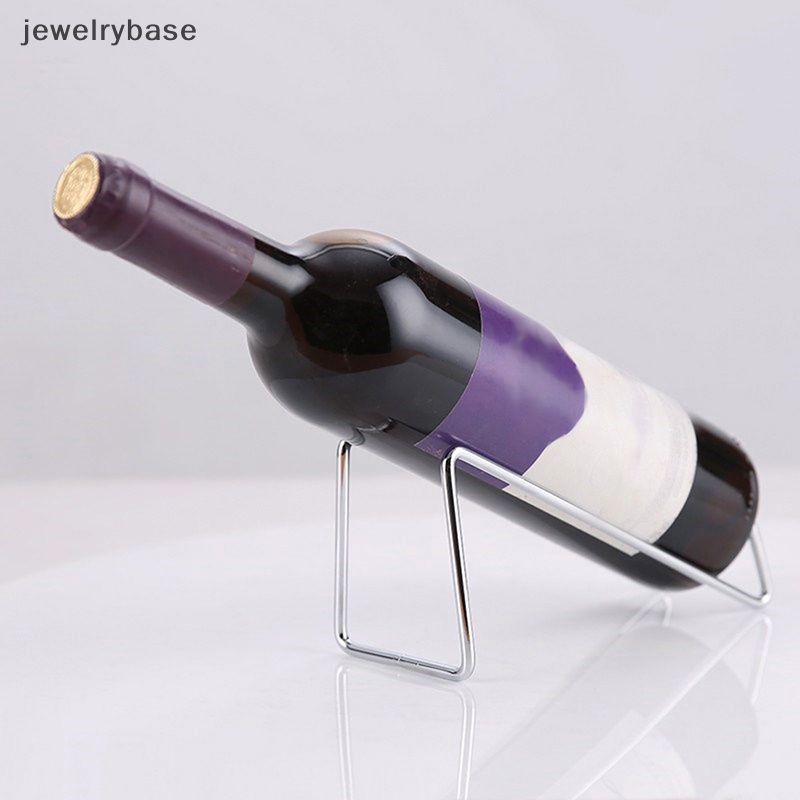 [jewelrybase] Rak Wine Besi Tempel Dinding Tempat Botol Wine Merah Champagne Display Stand Butik