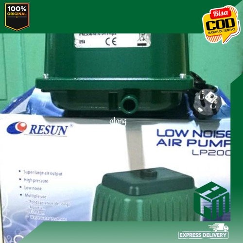 RESUN LP 200 LP200 AERATOR KOLAM POMPA UDARA AIR PUMP