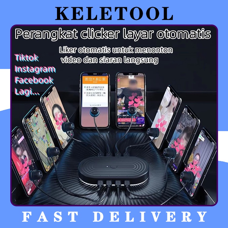 Clicker Otomatis Layar / Auto Clicker Tapper teknologi clicker pemetaan udara non-kontak  Senyap - C