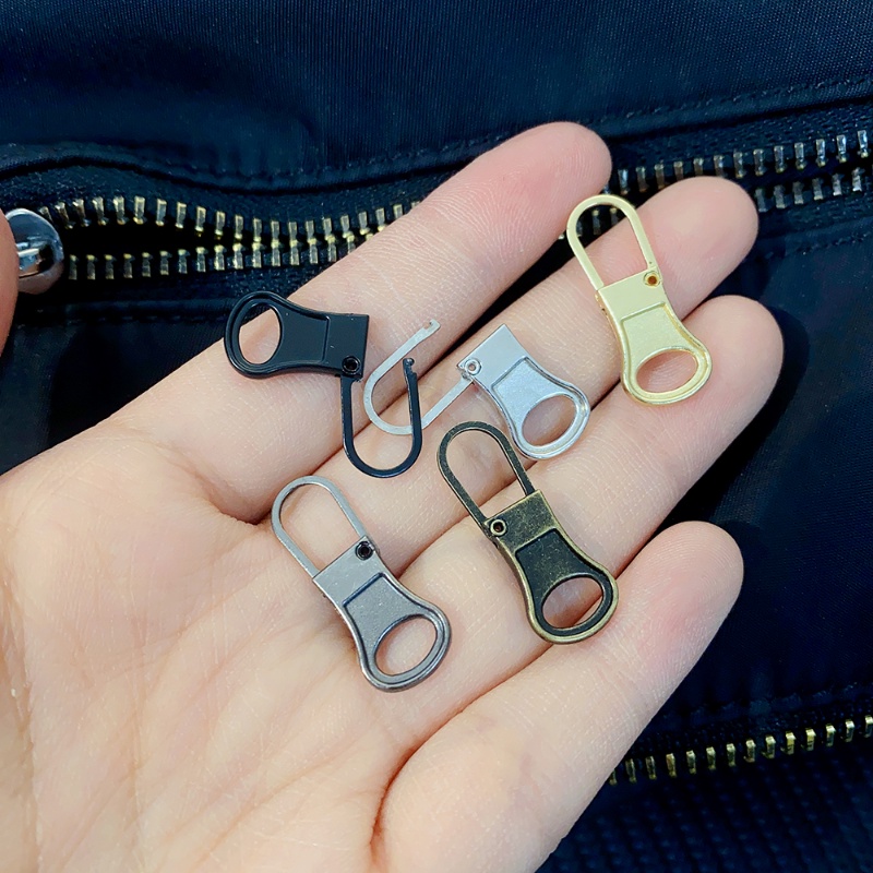 Diy Kerajinan Jahit Zipper Slider Puller/ Pengganti Gesper Rusak Travel Bag Koper Zipper Head/ Instant Zipper Repair Kit