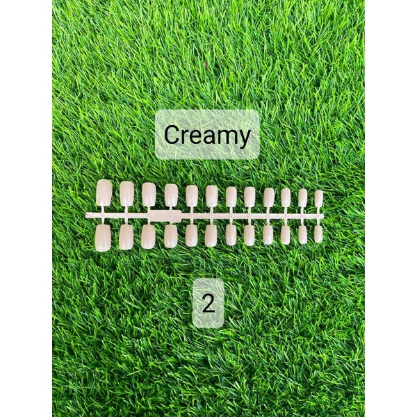 Kuku palsu French 24pcs By Faeyzashop_  Belum Termasuk Lem