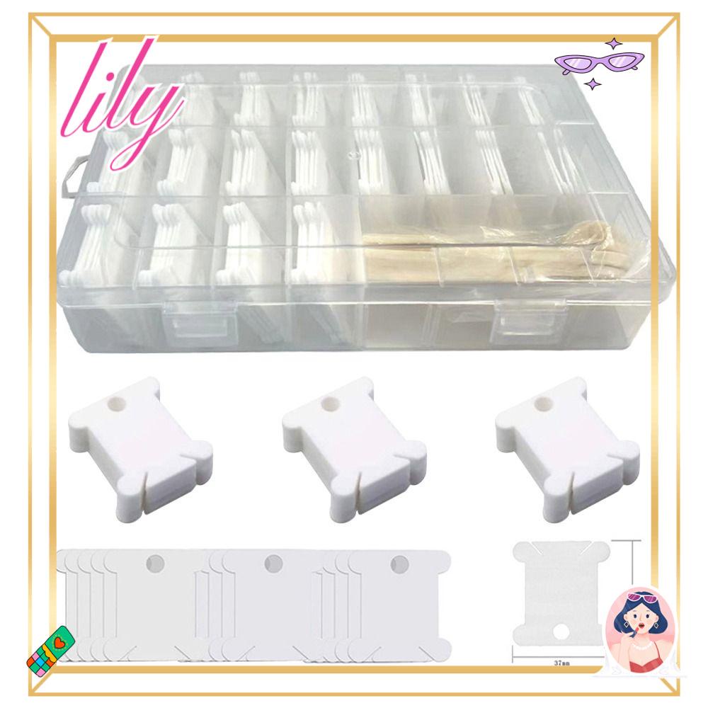 Lily Kotak Penyimpanan Plastik Kuat 36kisi Kotak Kosmetik DIY Tackle Box Organizer Sekat Adjustable