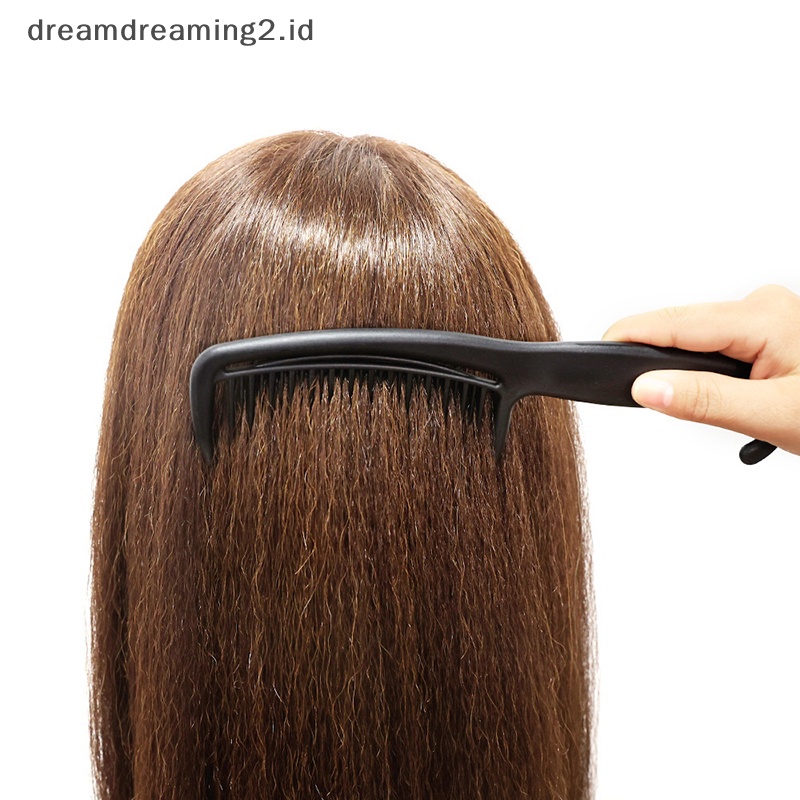 (drea) Woman Wet Hook Curly Hair Brushes Alat Styling Pewarna Salon Pro Antistatis/