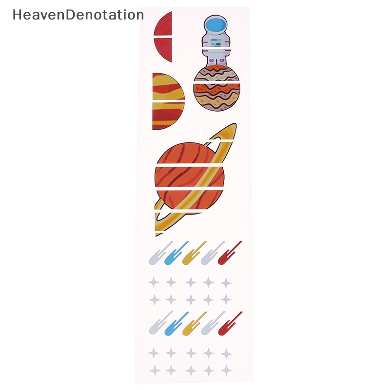 [HeavenDenotation] Space walk Gitar Bass Inlay Sticker Fretboard DIY Penanda Dekorasi  Hdv