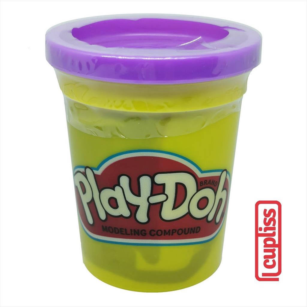 Play Doh Dough Can 4 OZ Light Purple 112 Gr PlayDoh Single Tub Lilin Original Compound