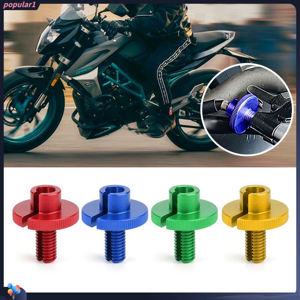Sekrup Penyesuaian Garis Kopling Populer M10*1.5mm Motor Moped Aluminium Universal