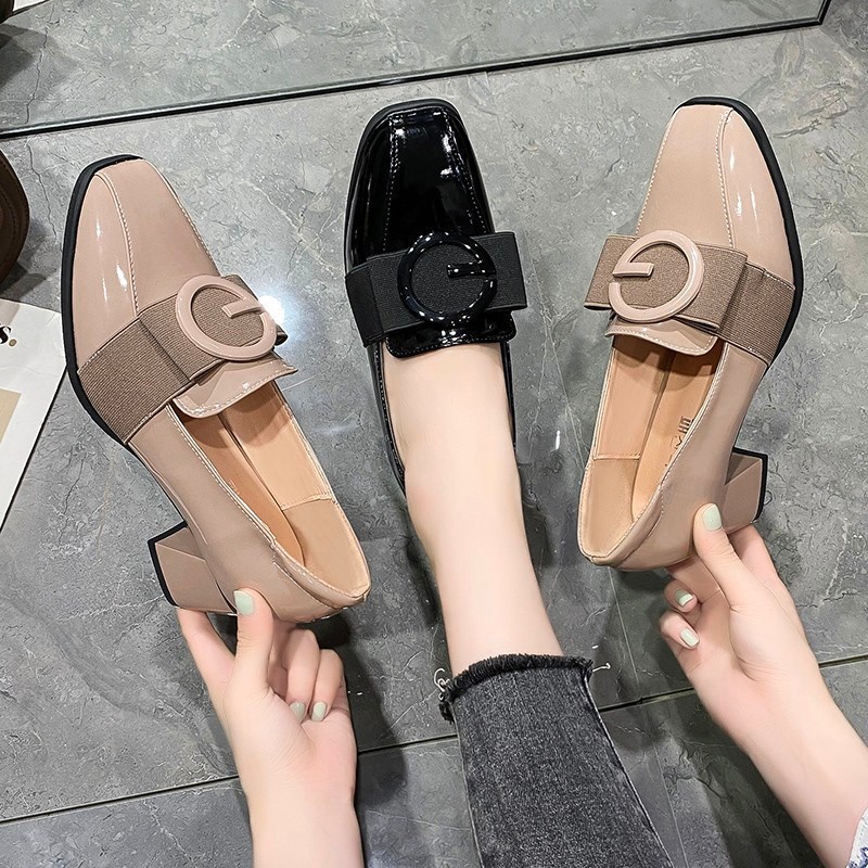 [KUALITAS PREMIUM] [LC] [1446] Sepatu Heels Kerja G 555 Heel 5cm Cantik ELEGAN Sepatu Hak Sepatu Platform Pesta Jalan Impor Batam