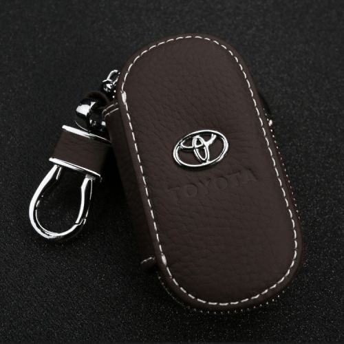 Untuk Honda for Toyota for Nissan for BMW for Audi for Lexus for Mercedes-Benz Key Pouch Leather Case for Smart/Kunci Mobil Tanpa Kunci