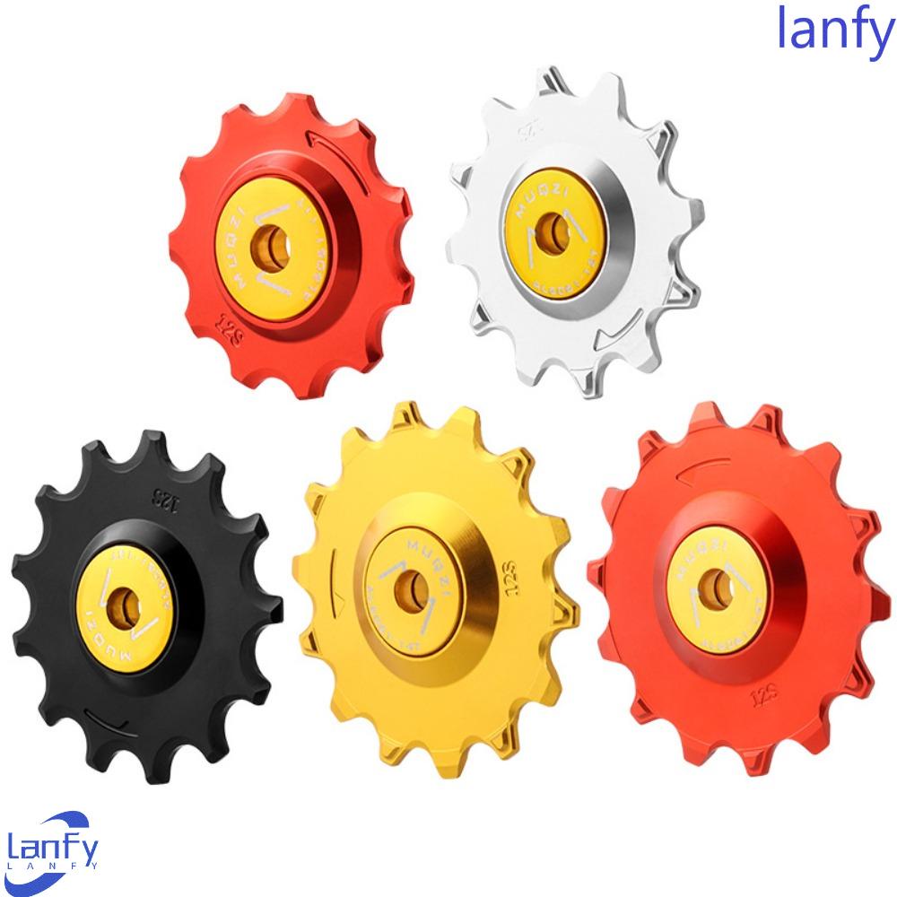 Lanfy Sepeda Roller Rear Derailleur Colorful Kualitas Profesional Bagian Roda Untuk 7-8 9 10 11 12 Speed Chain 11T 12T 13T 14T Sepeda Keramik Guide Pulley